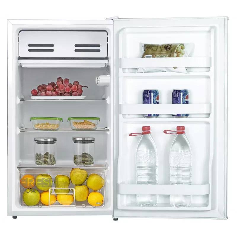 Lodówka Midea | MDRD142FGE01 | Klasa efektywności energetycznej E | Wolnostojąca | Chłodziarka | Wysokość 86 cm | Pojemność netto chłodziarki 93 l | 41 dB | Biały