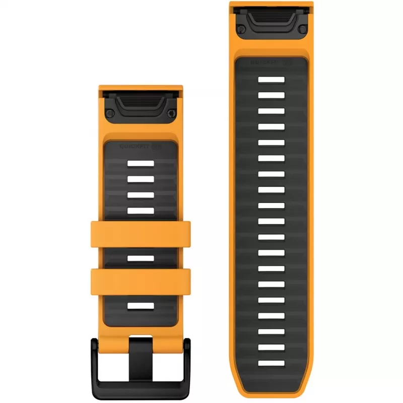 Pasek Garmin QuickFit 010-13393-01 grafitowo-pomarańczowy