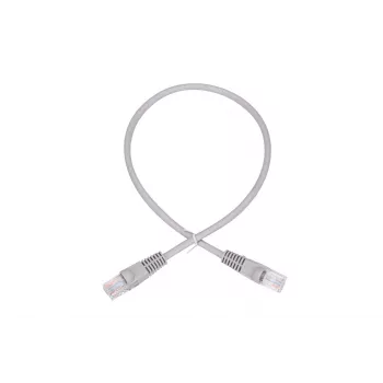 Kabel sieciowy Extralink LAN Patchcord Kat.5e RJ-45 U/UTP 0,5 m szary