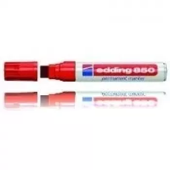 Marker permanentny Edding 850 Block czerwony 5 szt.