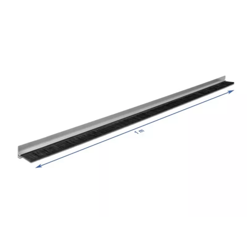 Listwa szczotkowa DeLOCK 66652 40 mm z profilem aluminiowym kątowym
