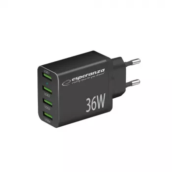 Ładowarka sieciowa Esperanza EZC107K 36W Czarna
