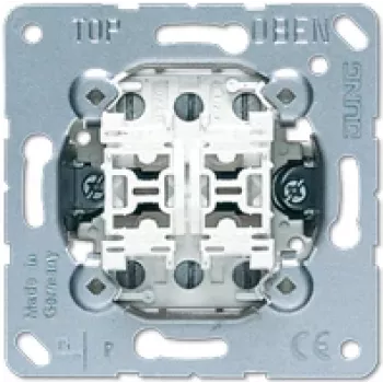 Jung Switch & push button Elektryczny przełącznik Aluminium (532-4U)