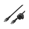 Belkin BOOSTCHARGE PRO Flex USB Cable 1 m USB 2.0 USB C Czarny (CAB011BT1MBK)