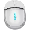 Mysz CANYON OnClick 24 BT/bezprzewodowa przezroczysta/biała