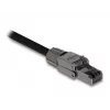 Kabel sieciowy DeLOCK wtyk RJ45 Kat.8.1 STP beznarzędziowy czarny