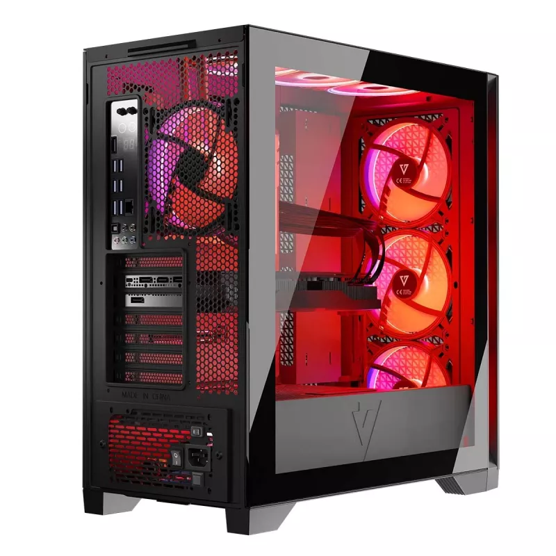 Obudowa MODECOM VOLCANO EXPANSE T APEX ARGB MIDI Czarny