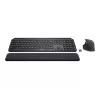 Logitech MX Keys combo for Business Gen 2 Klawiatura Mysz w zestawie Biuro RF Wireless + Bluetooth AZERTY French Graphite