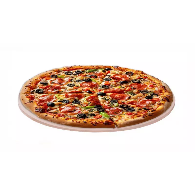 Kamień do pizzy Smile SKP-2, okrągły kamień do pieczenia ceramiczny, Ø330 mm, grubość 11 mm, bezpieczny w piekarniku