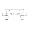 Kabel koncentryczny DeLOCK 89609 0,3 m MHF (I-PEX) czarny złoty