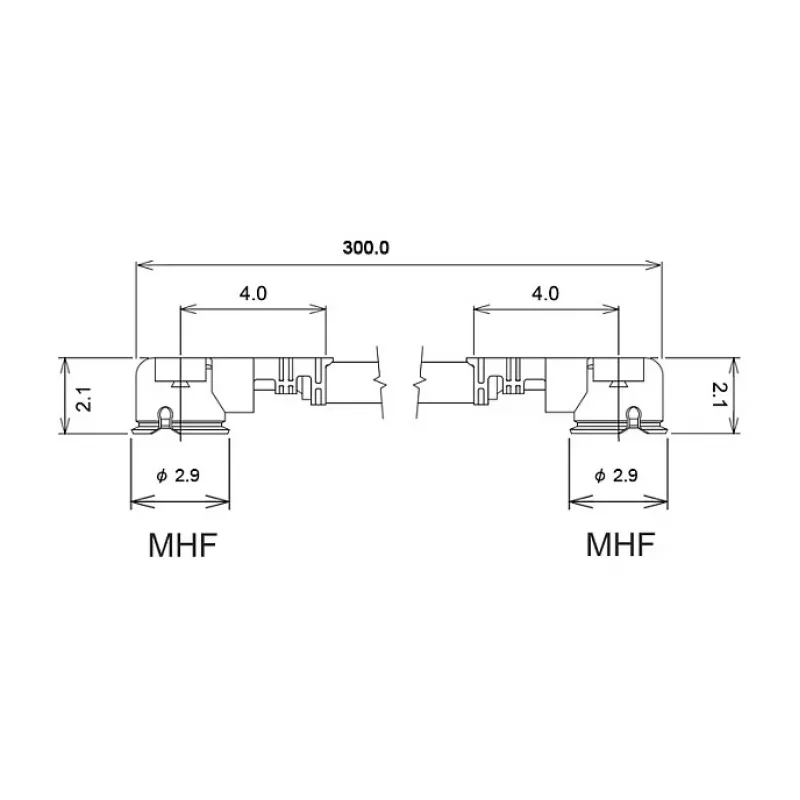 Kabel koncentryczny DeLOCK 89609 0,3 m MHF (I-PEX) czarny złoty