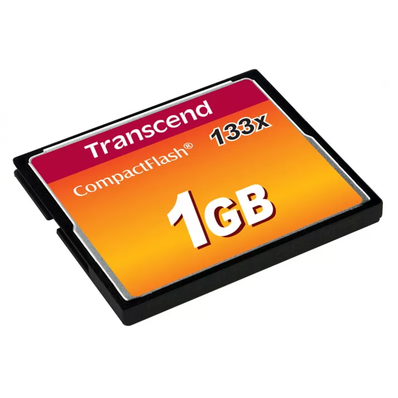 Transcend - Karta Flash Memory - 1GB - 133x - CompactFlash (TS1GCF133)
