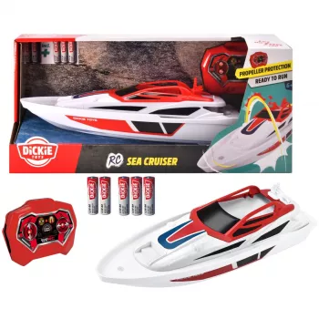 RC boat Dickie Sea Cruiser 2.4 GHz RTR radio-controlled boat, ready-to-run model