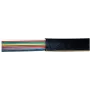 Płaski kabel telefoniczny S/CONN 76109-50 50 m czarny