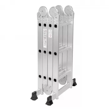 Drabina przegubowa Extralink LAD3X4MP 3X4, 3,55 m (+ PLATFORMA)