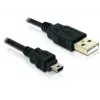 Kabel USB DeLOCK 82252 USB 2.0 1.5m USB A Mini-USB B Czarny