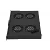 Panel wentylatorowy Extralink 19 cali 4 wentylatory z termostatem