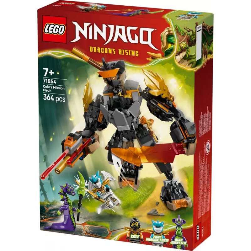LEGO NINJAGO 71854 Specjalny Mech Cole'a i Zane w Smoczej Zbroi