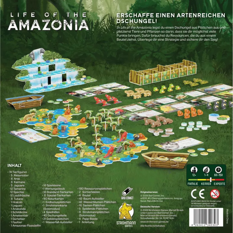 Life of the Amazonia, gra planszowa