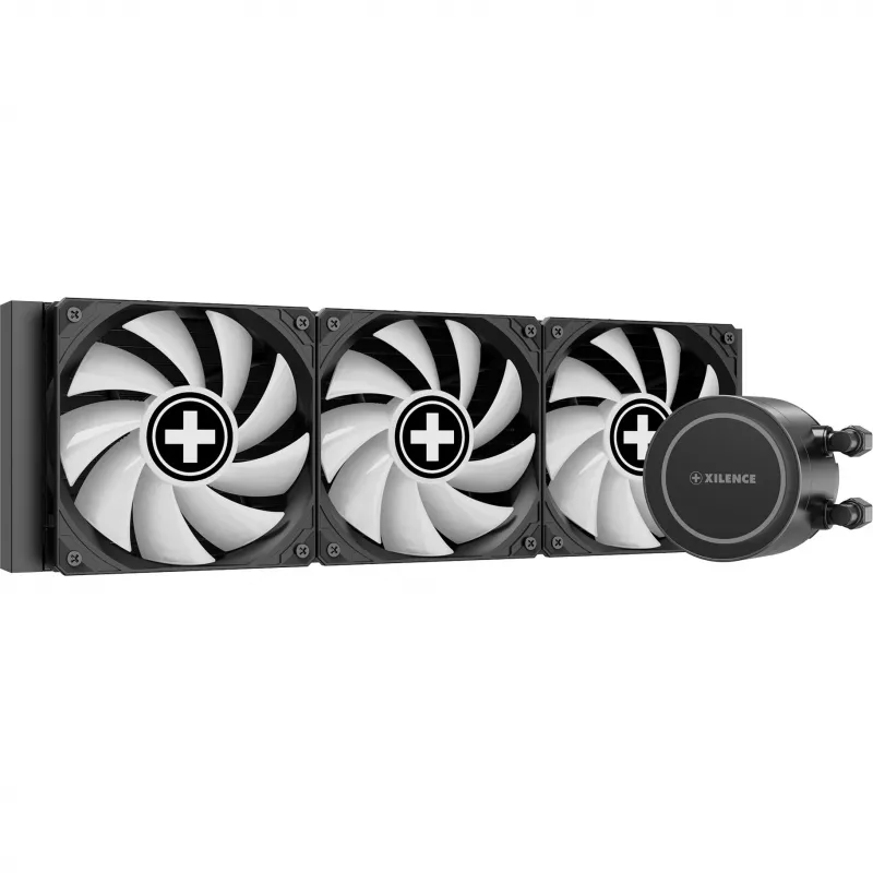 Xilence XC997 system chłodzenia komputera Zestaw chłodzenia cieczą procesora 12 cm Czarny 1 szt.