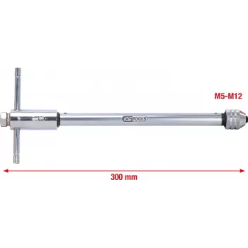 KS Tools 331.0675 uchwyt matrycowy z odwracalną grzechotką, 320 mm