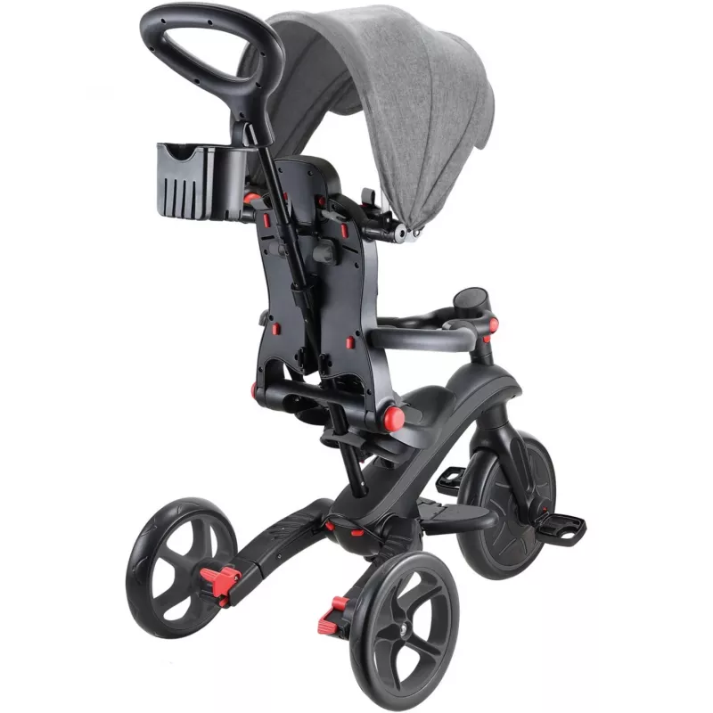 Explorer Trike Foldable 4 in 1, Kinderfahrzeug szary