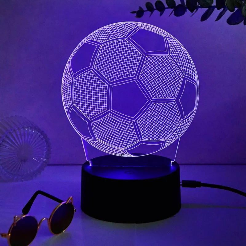 Lampa stołowa MANTA SNL124RGB RGB 3D dekoracja świetlna kule, dioda LED zmieniająca kolor, oświetlenie dekoracyjne