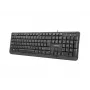 Klawiatura NATEC TROUT SLIM USB, układ US, czarna
