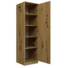 Topeshop SD-50 ARTISAN KPL bedroom wardrobe/closet 5 shelves 1 drzwi(s) dąb
