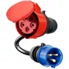 go-e Adapter Gemini flex 11 kW do CEE niebieskie 16 A Kabel 0,3 m