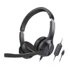 Creative 51EF0980AA000 Chat USB nauszny zestaw słuchawkowy przewodowy stereo czarny