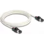 Kabel sieciowy DeLOCK RJ45 wtyk do wtyku kat.6A S/FTP 3m biały
