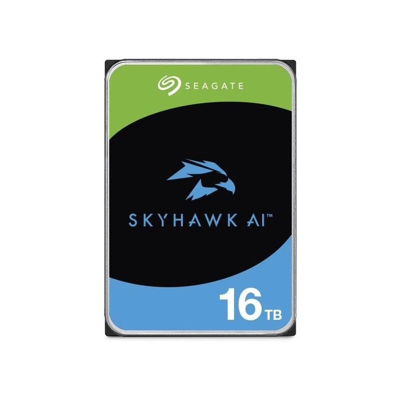 Dysk twardy wewnętrzny Seagate SkyHawk AI 16 TB 7200 RPM 512 MB 3,5 cala Serial ATA III