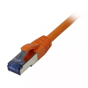 Kabel krosowy RJ45 - CAT6A 500MHz - 1,5m - pomarańczowy - S-STP(S/FTP) - testowany komponentowo (certyfikat GHMT)