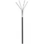 Wentronic goobay - Kabel w zwoju - 100,0 m - Folowany ekranowany skrętka (F/UTP) - CAT 5e - linka - Czarny (57295)