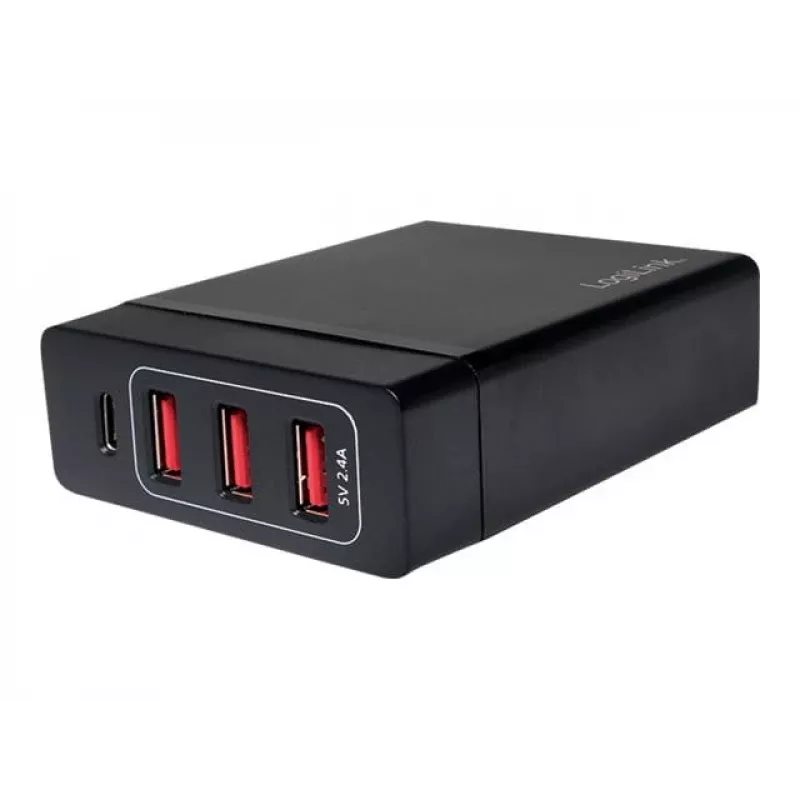 Ładowarka wewnętrzna LogiLink PA0122 Uniwersalna Czarna USB