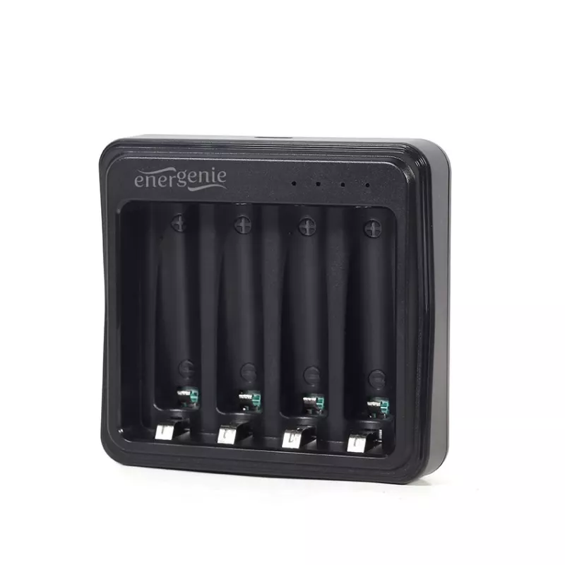Ładowarka do akumulatorów Gembird BC-USB-03 USB Kompatybilna AA AAA Czarna