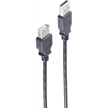 shiverpeaks BS13-24045 Przewód USB 3 m USB 2.0 USB A Czarny (BS13-24045)