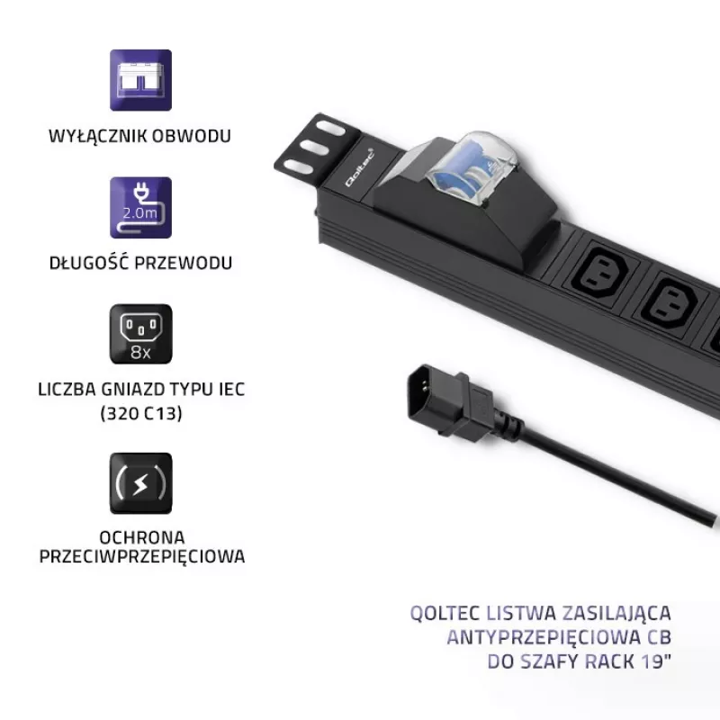 Qoltec 53999 zasilacz bezprzerwowy (UPS)