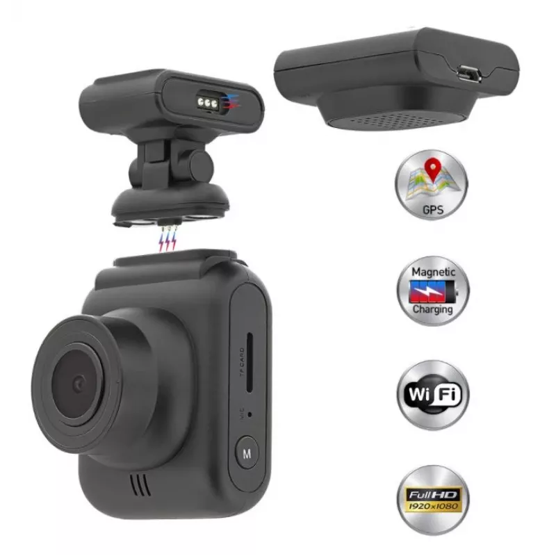 Kamera samochodowa Tellur Dash Patrol DC2 FullHD 1080P GPS czarna