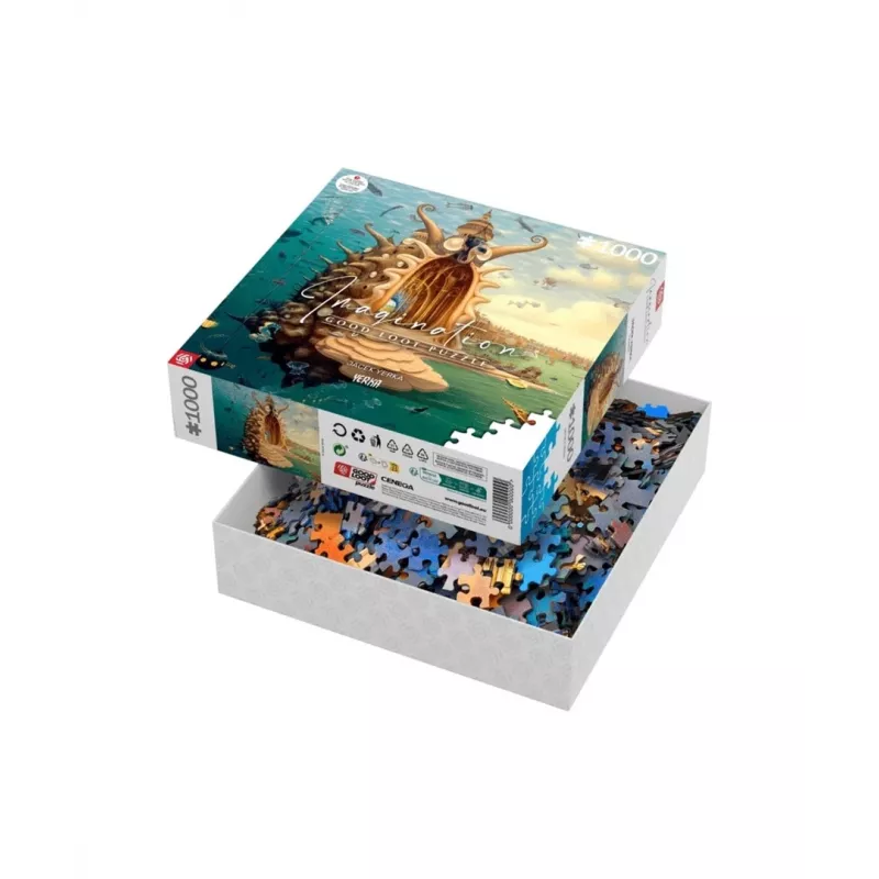 Puzzle Good Loot Cenega Imagination 1000 szt., szerokość 680 mm, Sztuka