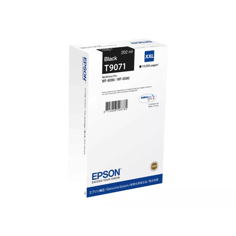Epson C13T90714N wkład atramentowy 1 szt. Oryginalny Czarny