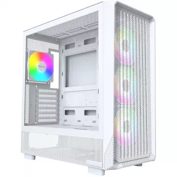 Obudowa PC Montech X5 Midi Tower Biała ATX 3 wentylatory 140 mm