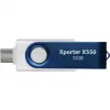 Xporter X550 32GB, pamięć USB Flash niebiesko-biała, USB-A i USB-C 3.2 Gen 1