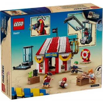 Klocki LEGO Namiot cyrkowy Błazna Buggy'ego 75637 — 573 elementy, 4 minifigurki, wiek 8+