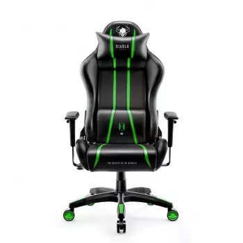 Diablo X-One 2.0 Normal Size Gaming chair Czarny, zielony