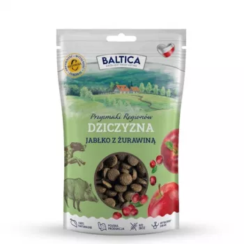 BALTICA regionalne przysmaki Jeleń z jabłkiem - przysmak dla psa - 100g