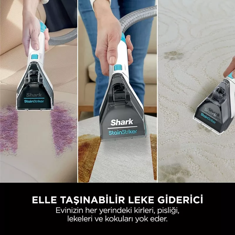 Sharkclean PX200EUT odkurzacz do dywanów Ręczny Głębokie/Okresowe Biały