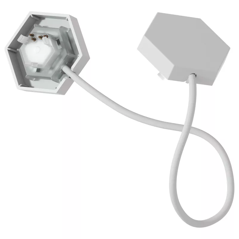 Złącze oświetleniowe Nanoleaf Flex — biały, kabel 0,24 m, zestaw 3 szt.