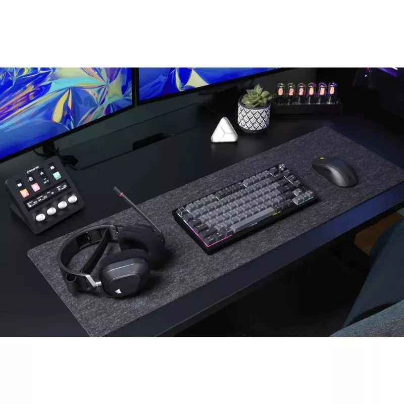 Mechaniczna klawiatura gamingowa CORSAIR K65 PLUS Wireless — Nordic Czarny, kompaktowy układ, USB Type-A